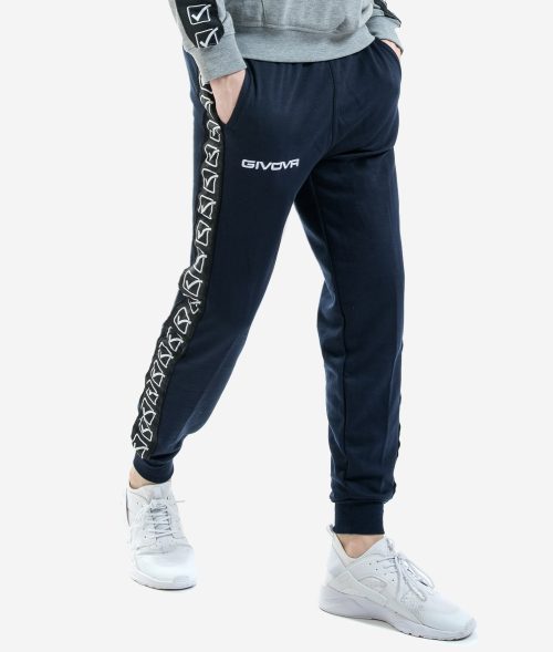 Survêtement Homme Givova Visa Melange - Noir/Gris - Polaire 100% Polyester - Neuf