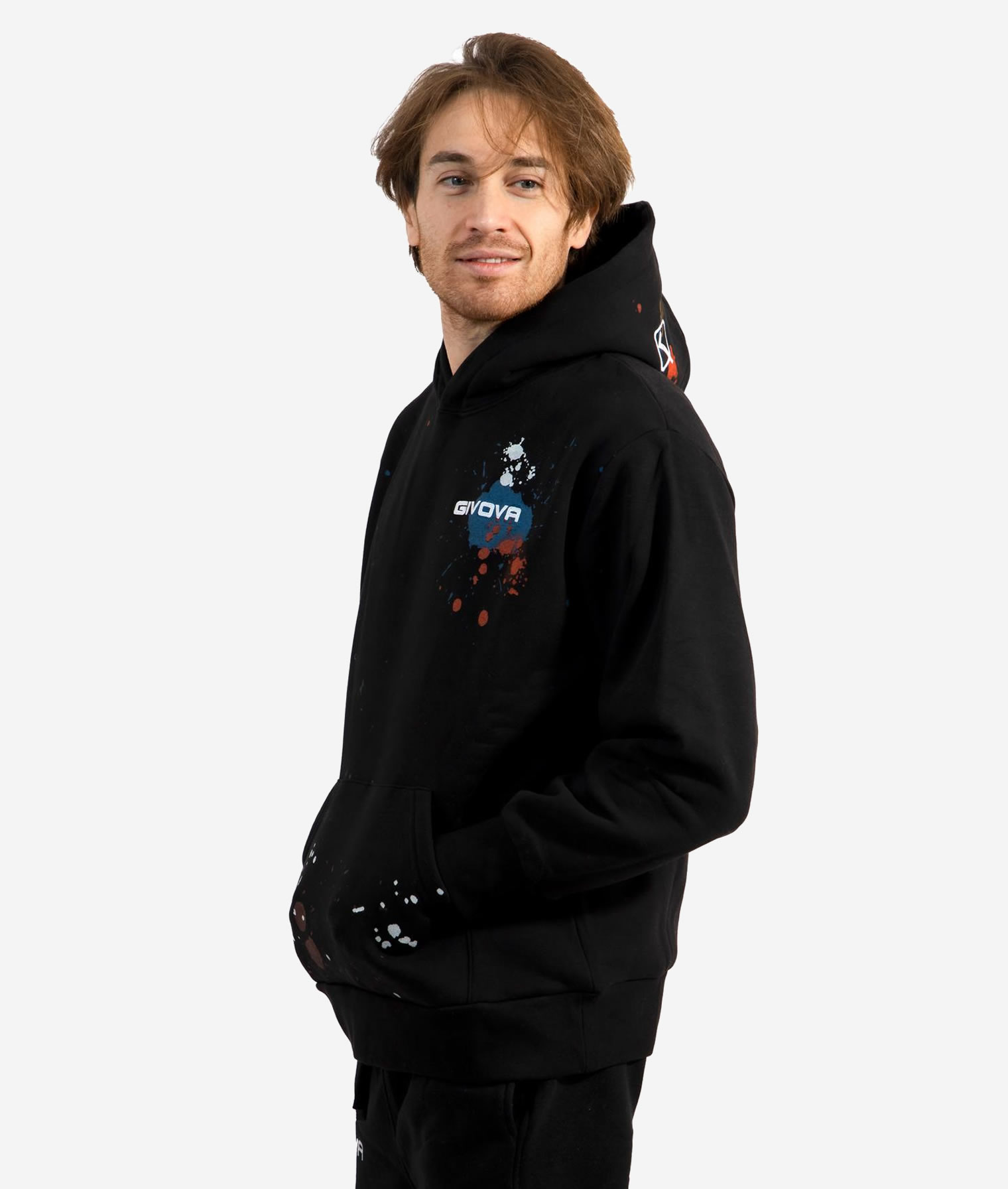 Felpa Space Nero Unisex
